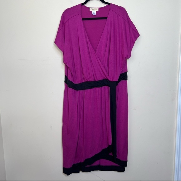 DAVINA Plus Size Wrap Dress - Picture 1 of 5